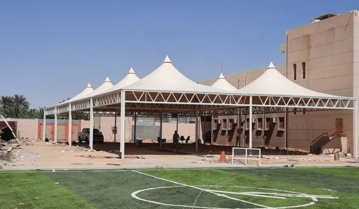 مظلات مدارس ومظلات منازل خارجيةفي الدمام 